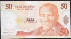 8.Emisyon 50 YTL G39 778964 Çok Çok Temiz+