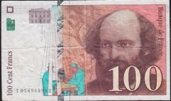 Fransa 100 Frank 1998 Çok Temiz