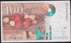 Fransa 100 Frank 1998 Çok Temiz
