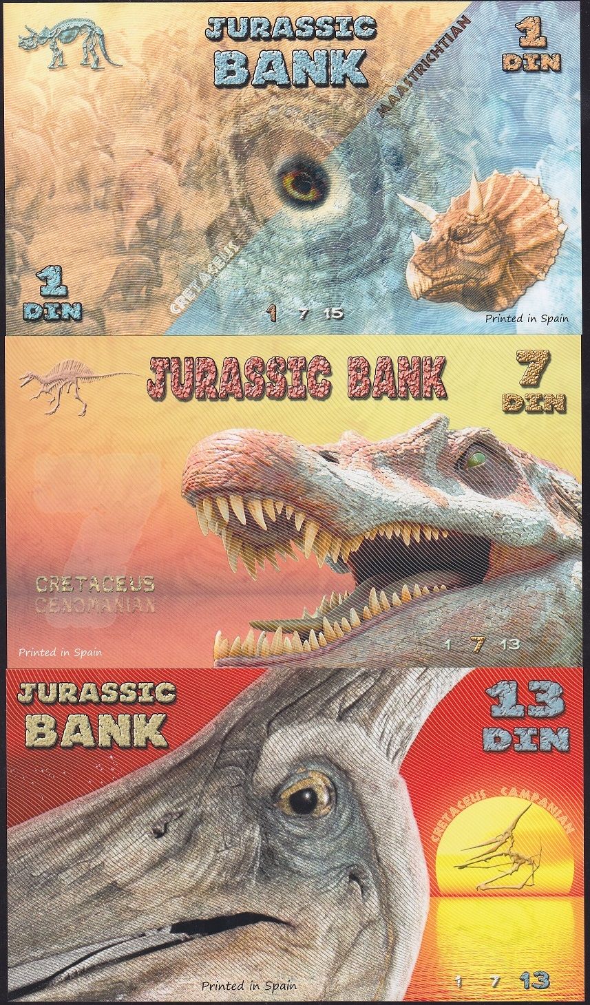 Jurassic Bank 1-7-13 Din Polymer Çil - Aynı Numara