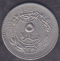1327 / 5 Reşat 5 Para Çok Temiz