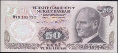 6.Emisyon 1.Tertip 50 Lira H79 109393 Çilaltı Çil