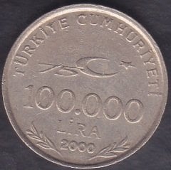 2000 YILI 100000 LİRA