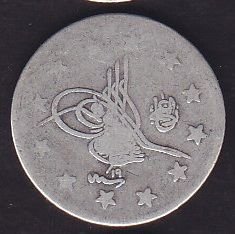 1293/19 Abdulhamid 2 Kuruş Gümüş