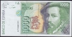 İspanya 1000 Pesetas 1992 Çok Çok Temiz - Çilaltı