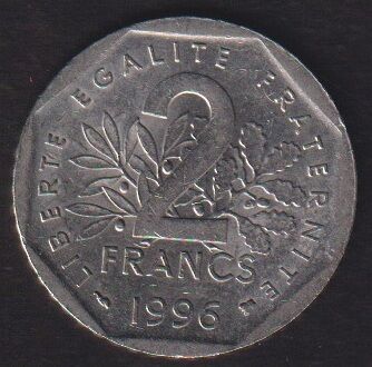 Fransa 2 Frank 1996