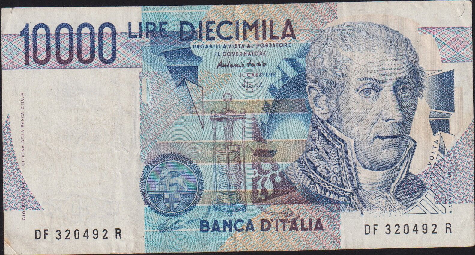 İtalya 10.000 Lire 1984 Çok Temiz Pick 112c