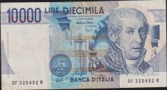 İtalya 10.000 Lire 1984 Çok Temiz Pick 112c