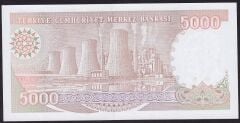 7.Emisyon 4.Tertip 5000 Lira I59 728622 Çil
