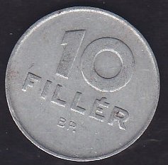 MACARİSTAN 10 FILLER 1980