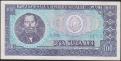 Romanya 100 Lei 1966 ÇÇT ÇİLALTI Pick 97