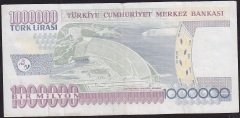 7.Emisyon 3.Tertip 1 000 000 Lira T65 898629 Çok Temiz