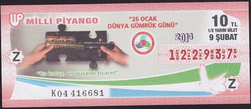 2014 9 Şubat Yarım Bilet - Z Serisi