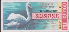 1977 29 Haziran Yarım Bilet - Y Serisi