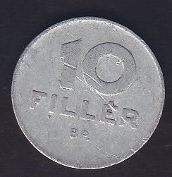 MACARİSTAN 10 FILLER 1973