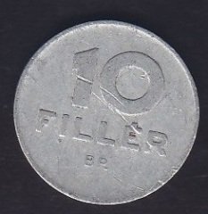 MACARİSTAN 10 FILLER 1973