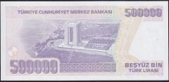 7.Emisyon 4.Tertip 500000 Lira M01 037081 Çil