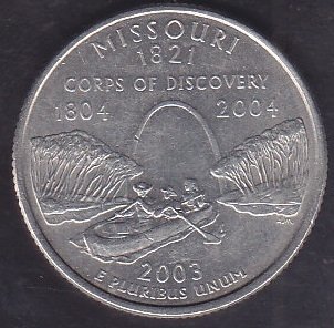 AMERİKA ÇEYREK DOLAR 2003 - MISSOURI EYALETİ