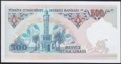 7.Emisyon 2.Tertip 500 Lira D42 879723 Çilaltı Çil