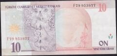 8.Emisyon 10 YTL F79 953877 Ççt Çilaltı