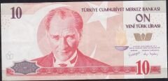 8.Emisyon 10 YTL F79 953877 Ççt Çilaltı