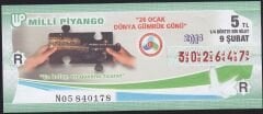 2014 9 Şubat Çeyrek Bilet - R Serisi