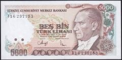 7.Emisyon 4.Tertip 5000 Lira I16 237753 Çil