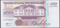Suriname 100 Gulden 1998 Çil 333