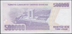 7.Emisyon 4.Tertip 500000 Lira L87 931673 Çilaltı