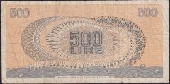 İtalya 500 Lire 1966 Çok Temiz