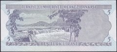 6.Emisyon 2.Tertip 5 Lira H26 345264 Ççt Çilaltı