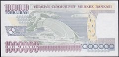 7.Emisyon 3.Tertip 1 000 000 Lira T60 167799 Çilaltı Çil
