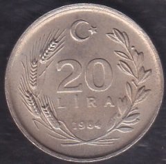 1984 YILI 20 LİRA ÇİLALTI ÇİL
