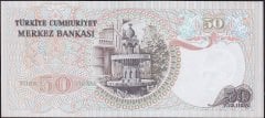 6.Emisyon 1.Tertip 50 Lira H72 509865 Çil