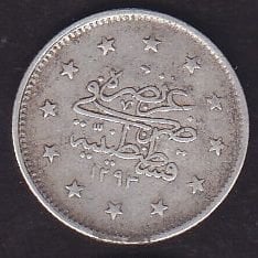 1293/32 Abdulhamid 2 Kuruş Gümüş