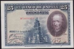 İspanya 25 Pesetas 1928 Ççt Çilaltı