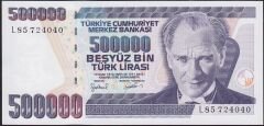 7.Emisyon 4.Tertip 500000 Lira L85 724040 Çil