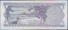 6.Emisyon 2.Tertip 5 Lira H25 086364 Çok Temiz+