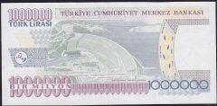 7.Emisyon 3.Tertip 1 000 000 Lira T50 830487 Ççt Çilaltı
