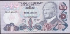 6.Emisyon 2.Tertip 1000 Lira D48 984688 Çilaltı