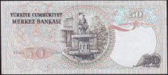 6.EMİSYON 2.TERTİP 50 LİRA J05 460739 ÇÇT ÇİLALTI