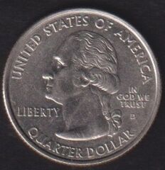 Amerika Çeyrek Dolar 2007 D Hatıra Wyoming