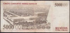7.Emisyon 5 000 000 Lira I34 231581 Çok Temiz