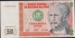 Peru 50 İntis 1987 Çilaltı Çil Pick 131b
