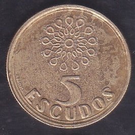 Portekiz 5 Escudos 1997