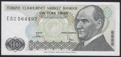 7.EMİSYON 2.TERTİP 10 LİRA E52 564497 ÇİLALTI