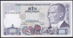 7.Emisyon 1.Tertip 1000 Lira A19 858427 Çilaltı