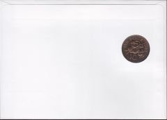 Guernsey ( Alderney )  10 Pence 1988 İlk Gün Zarfında Damgalı Pullu