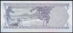 6.Emisyon 2.Tertip 5 Lira H70 085307 Çil