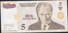 8.Emisyon 5 YTL E45 504123 Çilaltı